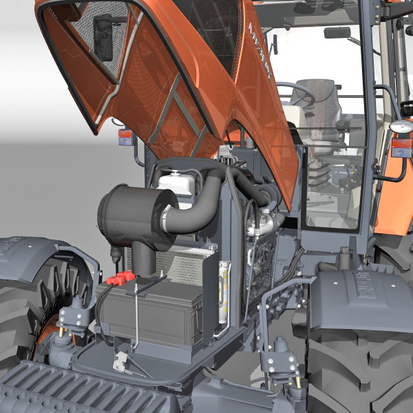 3d tractor agrimotor - KUBOTA M130X by IPF